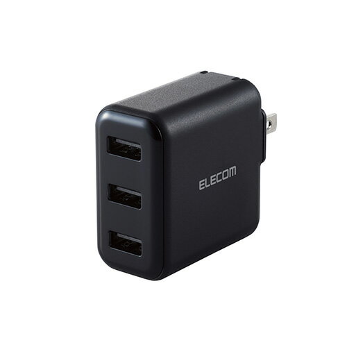 【クーポン配布中】エレコム AC充電器/スマホ・タブレット用/3.6A出力/USB-Aメス3ポート/おまかせ充電搭載/ブラック MPA-ACU12BK 【クーポン配布中】エレコム AC充電器/スマホ・タブレット用/3.6A出力/USB-Aメス3ポート/おまかせ充電搭載/ブラック MPA-ACU12BK