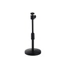 【スーパーSALEでP最大47倍】エレコム WEBカメラ用卓上スタンド/GoPro用アダプタ付属/ブラック UCAM-DSARMBK