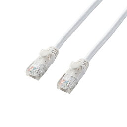 【クーポン配布中】【5個セット】エレコム やわらかLANケーブル/CAT6A/7.0m/ホワイト LD-GPAY/WH7X5