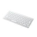 【クーポン配布中】エレコム Bluetoothミニキーボード/パンタグラフ式/薄型/マルチOS対応/ホワイト TK-FBP100WH