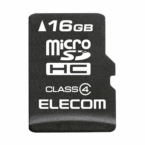 【クーポン配布中】エレコム microSDHCカード/データ復旧サービス付/Class4/16GB MF-MSD016GC4R