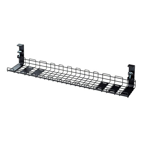 【クーポン配布中】サンワサプライ ケーブル配線トレー　ワイヤー Lサイズ　汎用タイプ 　ブラック CB-CT3BK