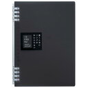 【クーポン配布中】(まとめ) キングジム テフレーヌ リングノート A5 9854TTEクロ 4971660042272 A5判 ●罫種類:7mm罫×24行●中紙枚数:15枚●外寸:縦217×横159mm●穴数:8穴(20穴ルーズリーフ対応)●適正収容:3 1冊【×20セット】(3)