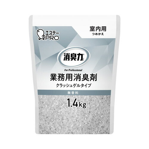 【クーポン配布中】（まとめ） エステー 消臭力　クラッシュゲル　室内用　詰替　1．4kg 392063 4901070130429 ●容量：1．4kg 1個【×12セット】