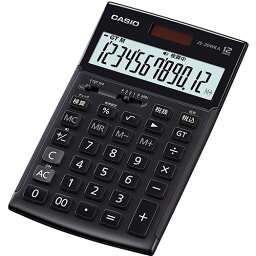 【ポイント20倍】カシオ計算機 CASIO 実務電卓(検算タイプ) ジャストタイプ12桁 ブラック JS-20WKA-BK-N