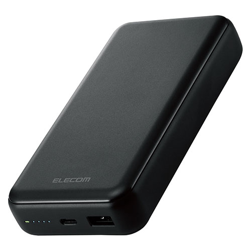 【クーポン配布中】エレコム 20000mAh C+A 20W モバイルバッテリー DE-C34-20000BK