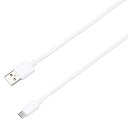 y|Cg20{zBAUT microUSB o͑ΉP[u 2A 1.0m WH BUSM100WH