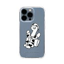 【クーポン配布中】168cm ハイブリッドクリアケース for iPhone 13 Pro White Olly with パジャマ 168265i13P