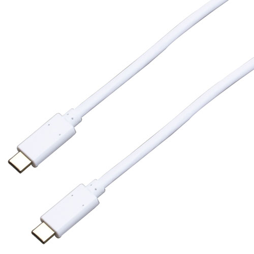【ポイント20倍】【5個セット】BAUT Type-C/Type-CケーブルUSB3.1Gen2 3A1mWH BUSCC3130100WX5