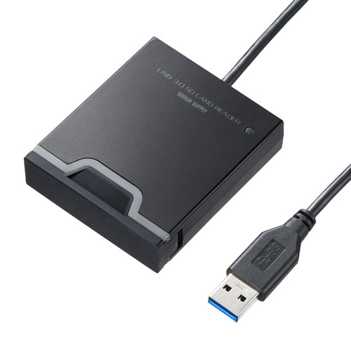 【クーポン配布中&スーパーSALE対象】サンワサプライ USB3.2 Gen1 SDカードリーダー ADR-3SDUBKN