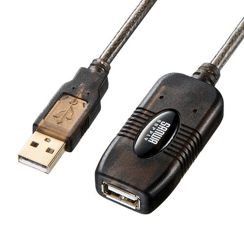 【ポイント20倍】サンワサプライ 20m延長USBアクティブリピーターケーブル KB-USB-R220