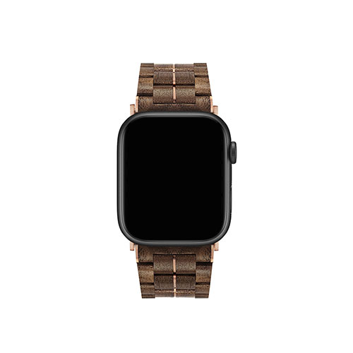 【ポイント20倍】VOWOOD ボーウッド 天然木バンド for Apple Watch アップルウォッチ 41/40/38mm ウォルナット VW74038AWW