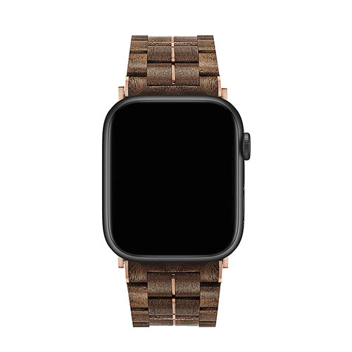 【ポイント20倍】VOWOOD ボーウッド 天然木バンド for Apple Watch アップルウォッチ 45/44/42mm ウォルナット VW74040AWW