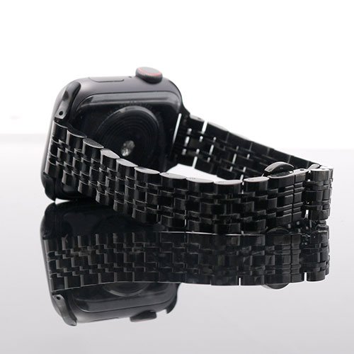 【クーポン配布中&スーパーSALE対象】miak JUBILEE METAL BAND for Apple Watch 41/40/38mm ブラック SJEMA-W3840BK