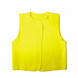 【ポイント20倍】ARTEC ソフトサテンベスト C 黄 ATC14469