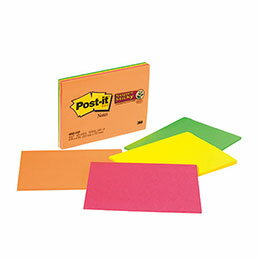 【ポイント20倍】3M Post-it ポストイット 強粘着 ミーティングノート 4色混色 3M-6845-SSP