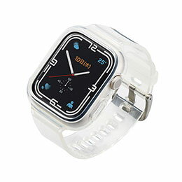 【マラソンでポイント最大46倍】エレコム Apple Watch45mm用ソフトバンパーバンド一体型 AW-21ABBUCR