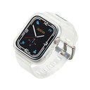 【ポイント20倍】エレコム Apple Watch45mm用ソフトバンパーバンド一体型 AW-21ABBUCR