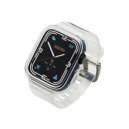 【マラソンでポイント最大46倍】エレコム Apple Watch41mm用ソフトバンパーバンド一体型 AW-21BBBUCR