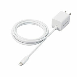 【ポイント20倍】エレコム USB Power Delivery 20W AC充電器(Lightningケーブル一体型) MPA-ACLP05WH 【ポイント20倍】エレコム USB Power Delivery 20W AC充電器(Lightningケーブル一体型) MPA-ACLP05WH
