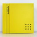 【クーポン配布中】郵便ポスト 郵便受け おしゃれ 人気 大型 メールボックス 壁掛け 鍵付き マグネット付き イエロー 黄色ポスト pm469