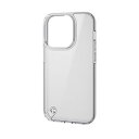 【クーポン配布中】エレコム iPhone 14 Pro ハイブリッドケース ガラス スタンダード シルキークリア PM-A22CHVCG1MCR