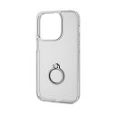 【クーポン配布中】エレコム iPhone 14 Pro ハイブリッドケース リング付 PM-A22CHVCKRSV