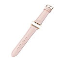 【ポイント20倍】エレコム Apple Watch用ハイブリッドレザーバンド (41/40/38mm) AW-41BDLHVPN(2)