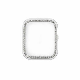 【ポイント20倍】WEARPLANET ラインストーンケース for Apple Watch 41mm シルバー WP23110AWSV