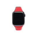 【クーポン配布中】WEARPLANET Slim Line マグネットリンクバンド for Apple Watch 41/40/38mm Lips Red WP23204AWRD(2)