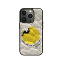 【クーポン配布中】ikins 天然貝ケース for iPhone 14 Pro Sunset Yellow 背面カバー型 I23585i14P