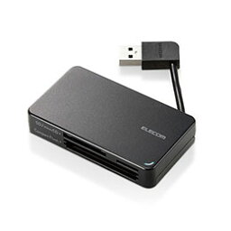 【クーポン配布中】【3個セット】 エレコム USB3.0対応メモリカードリーダー/ケーブル収納型タイプ MR3-K303BKX3