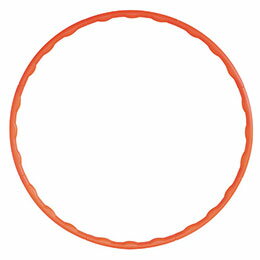 【クーポン配布中&ブラックフライデー対象】【10個セット】 ARTEC カラーフラフープ 赤 ATC14592X10