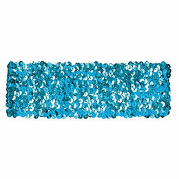 【クーポン配布中】【20個セット】 ARTEC メタリックワイドターバン ブルー ATC4906X20