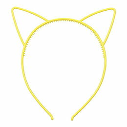 【ポイント20倍】【50個セット】 ARTEC 耳付きカチューシャ イエロー ATC4211X50