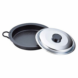 【クーポン配布中】燕三 IH対応鉄焼肉・餃子鍋26cm(蓋付) 22301909