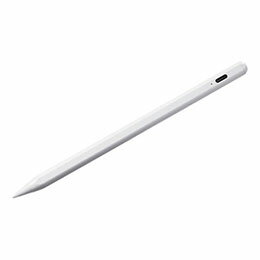 【ポイント20倍】サンワサプライ Apple iPad専用充電式極細タッチペン ホワイト PDA-PEN56W