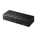 【ポイント20倍】サンワサプライ 4K対応HDMIパソコン自動切替器(2:1) SW-KVM2U3HD