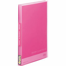 【ブラックフライデーでP最大47倍】KING JIM キングジム シンプリーズ クリアーファイル 40P ピンク KJ..