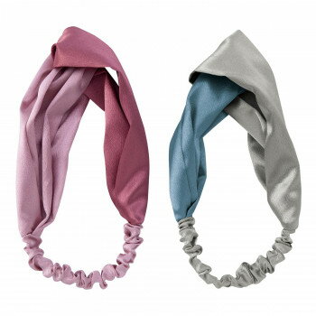 【ブラックフライデーでP最大47倍】クロスカラーのヘアバンド2色組