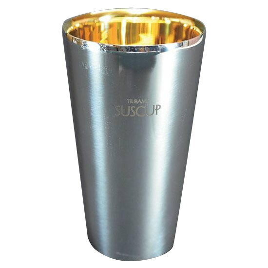 【ポイント20倍】TSUBAME SUSCUP　ストレートカップ　内面24金メッキ　φ7×12cm　SCW-4G