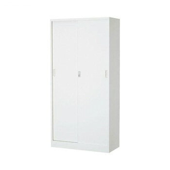 【ブラックフライデーでP最大47倍】オフィス向け 一般書庫・ホワイト 3×6型引違書庫 1号鉄戸 COM-603D-W