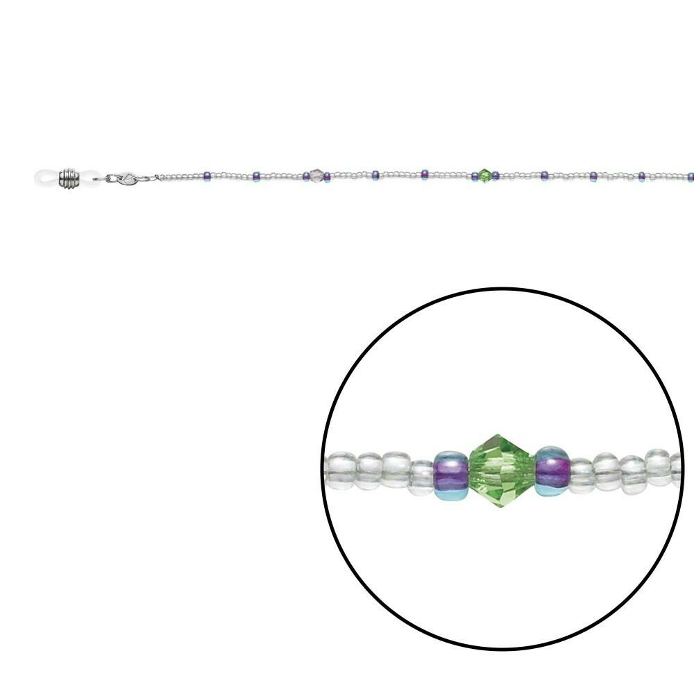 綺麗なデザインのメガネチェーンです。メガネをオシャレに彩ります。サイズ長さ:約73cm個装サイズ：0.5×25.0×5.0cm重量個装重量：20g素材・材質ガラスビーズ、他生産国日本いつものメガネをもっとオシャレに。※モニターの設定などにより、実際の商品と色味や素材の見え方が異なる場合がございます。あらかじめご了承ください。【お手入れ方法】・ご使用後は、乾いた柔らかい布で汗や汚れを丁寧に拭き取ってください(ガラスは強い衝撃により、割れる場合があります。あまり強く拭かないでください)。【注意事項】・天然石等は汗や湿気、濡れ等により色落ちする場合があります。・高温のものに近づけたり、落としたり、ぶつけたり、無理な力を加えると変形する場合があります。・メッキ類でかぶれる体質の方は使用しないでください。・チェーンの長さは、ゴム輪の先から反対側のゴム輪の先までです。綺麗なデザインのメガネチェーンです。メガネをオシャレに彩ります。fk094igrjs