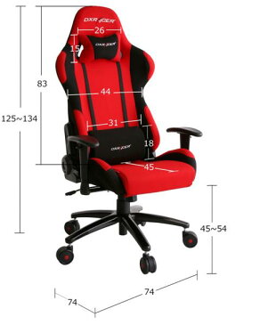 レーシングバケットシートデザインオフィスチェア ファイヤーレッド