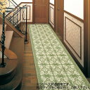 【クーポン配布中】三重織 い草廊下敷 約80×250cm グリーン TSN340498(3)