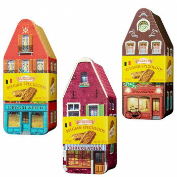 【ブラックフライデーでP最大47倍】VERMEIREN(ベルメーレン) カラメルビスケット オリジナルハウス缶B 6個セット