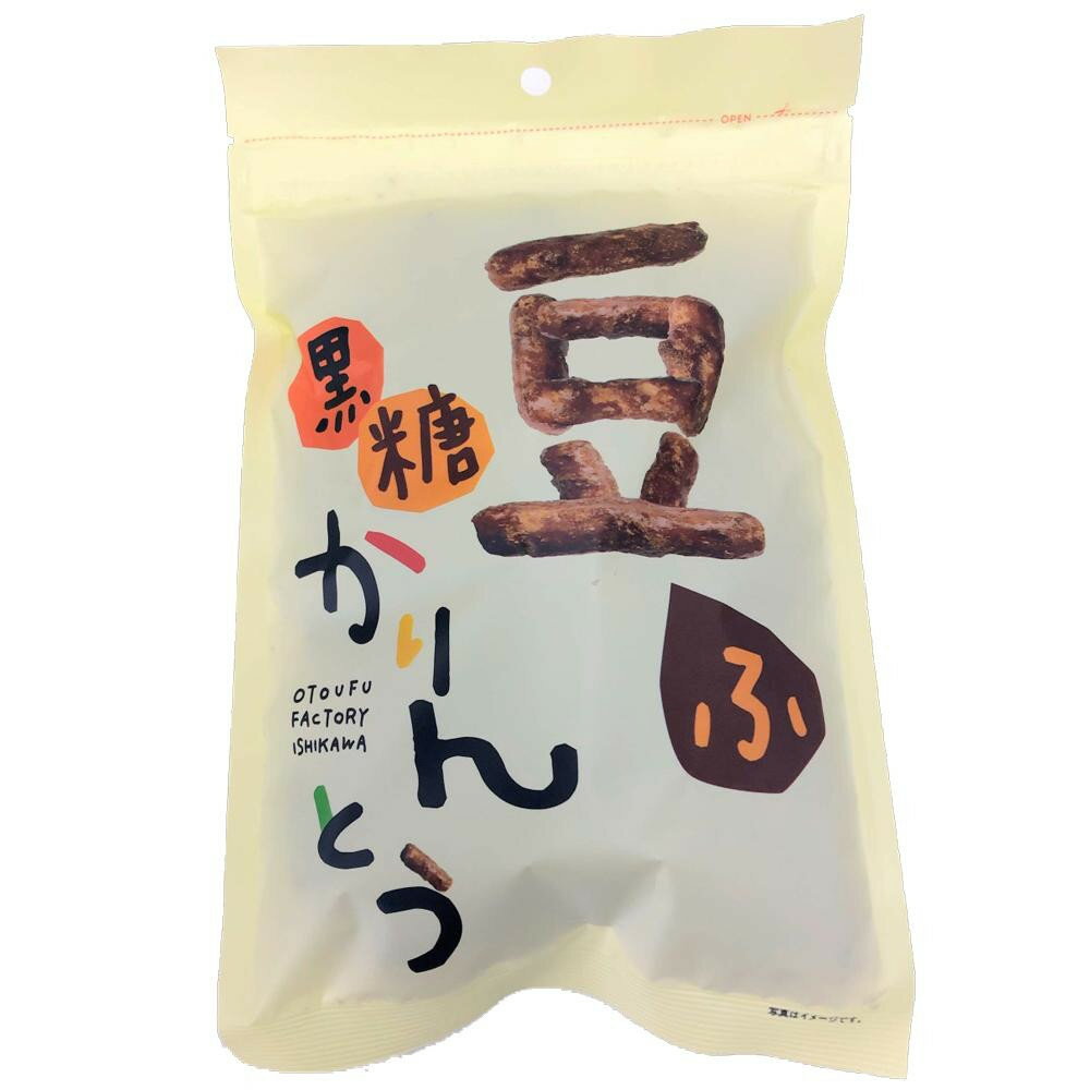 国産大豆の豆腐を使い、黒糖蜜で仕上げたカリッと美味しいかりんとうです。サイズ個装サイズ：32×24×19.5cm重量個装重量：1320g仕様賞味期間：製造日より120日セット内容110g×12袋生産国日本豆腐で作ったかりんとう。※本品製造工場では卵・乳成分・そば・落花生を含む製品を製造しています。国産大豆の豆腐を使い、黒糖蜜で仕上げたカリッと美味しいかりんとうです。栄養成分1袋(110g)あたりエネルギー465kcal、たんぱく質10.2g、脂質9.2g、炭水化物85.3g、食塩相当量0.04g原材料名称：油菓子小麦粉(小麦(国産))、黒砂糖、豆腐、ビートグラニュー糖、植物油脂、はちみつ、イースト/カラメル色素アレルギー表示（原材料の一部に以下を含んでいます）卵乳小麦そば落花生えびかに　　●　　　　保存方法直射日光・高温多湿を避けて保存してください。製造（販売）者情報【販売者】おとうふ工房いしかわ愛知県高浜市豊田町1-204-21【製造者】山田製菓(株)愛知県安城市里町三郎288番地fk094igrjs