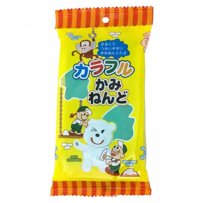 とても軽くて柔らかく、手にもつかないので小さなお子様でも安心して使用することが出来ます。ねんど同士や芯材とのくっつきが抜群に良く、他の素材に組み合わせてカラフルな作品が作れます。ラインナップは5色ですがねんど同士を混ぜることであらゆる色のねんどを作ることが出来ます。混色の勉強にも適しています。内容量一個あたり60gサイズ130×75×20(mm)個装サイズ：30×23×4cm重量個装重量：600g素材・材質アクリル樹脂中空体、パルプ、合成糊剤、防腐防カビ剤、顔料、水仕様色:緑生産国日本他のねんどや芯材と組み合わせて使えるカラフルな軽量紙ねんど※お届け先の地域や、運送状況によっては、ご希望の日時に配達ができない場合もございますので、ご了承下さい。※北海道・沖縄・離島など、地域によってお届けできない場合がございますのでご了承下さい。とても軽くて柔らかく、手にもつかないので小さなお子様でも安心して使用することが出来ます。ねんど同士や芯材とのくっつきが抜群に良く、他の素材に組み合わせてカラフルな作品が作れます。ラインナップは5色ですがねんど同士を混ぜることであらゆる色のねんどを作ることが出来ます。混色の勉強にも適しています。fk094igrjs