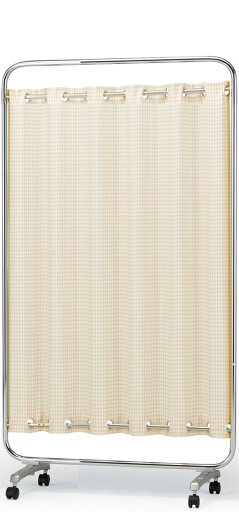 【ポイント20倍】【送料無料】【日本製】シンプルなスクリーン衝立一本立 幅90cm×高さ1620 ハートウェーブスクリーン チェック柄(防炎+制菌)パーマネントプリーツカーテン 【ポイント20倍】【送料無料】【日本製】シンプルなスクリーン衝立一本立 幅90cm×高さ1620 ハートウェーブスクリーン チェック柄(防炎+制菌)パーマネントプリーツカーテン