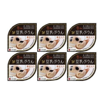 【クーポン配布中】こまち食品 豆乳ぷりん 6缶セット